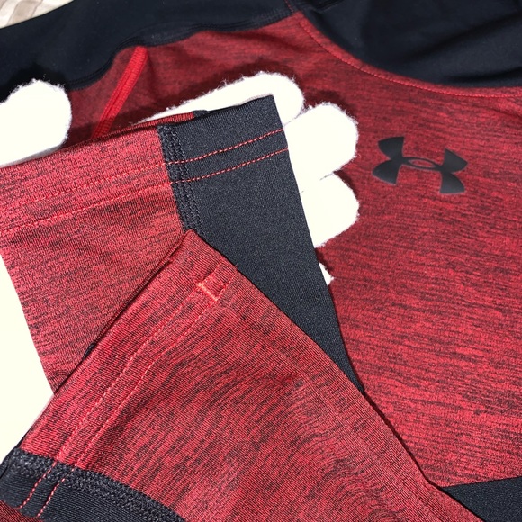 Under Armour . Cold Gear. Fleece Lined Hooded Cozy Shirt. Med - Picture 4 of 12